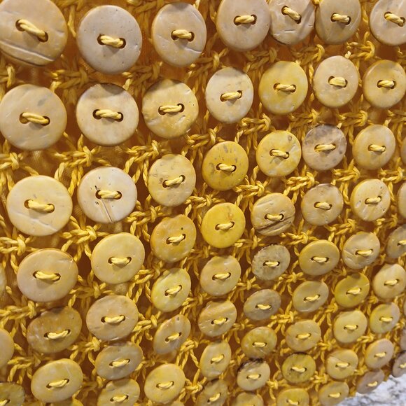 Blue Miami Button Shoulder Bag - Picture 3 of 5